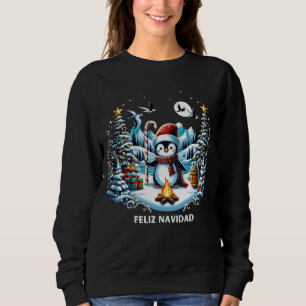 Pingouin d'hiver Sweatshirt mignon