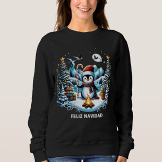 Pingouin d'hiver Sweatshirt mignon
