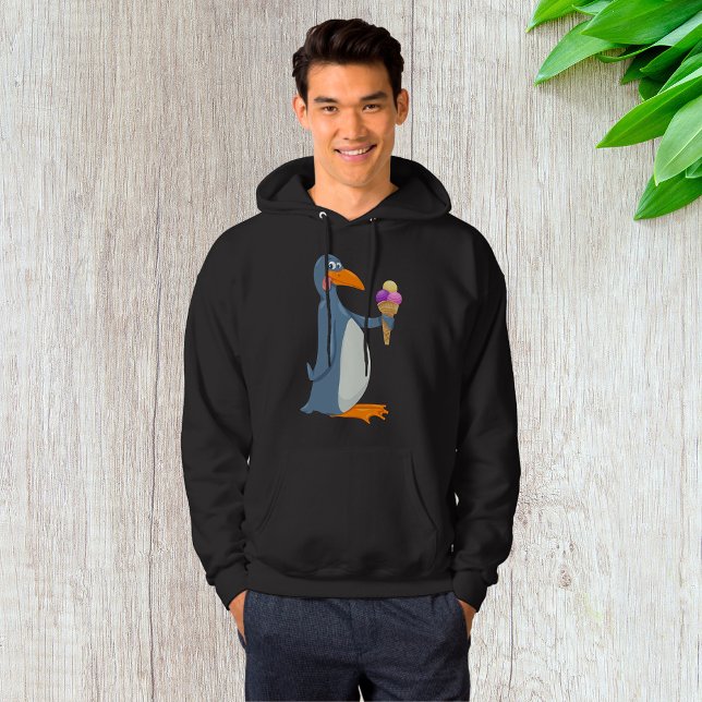 Pingouin drôle avec Sweat - shirt à capuche de Crè (Créateur téléchargé)