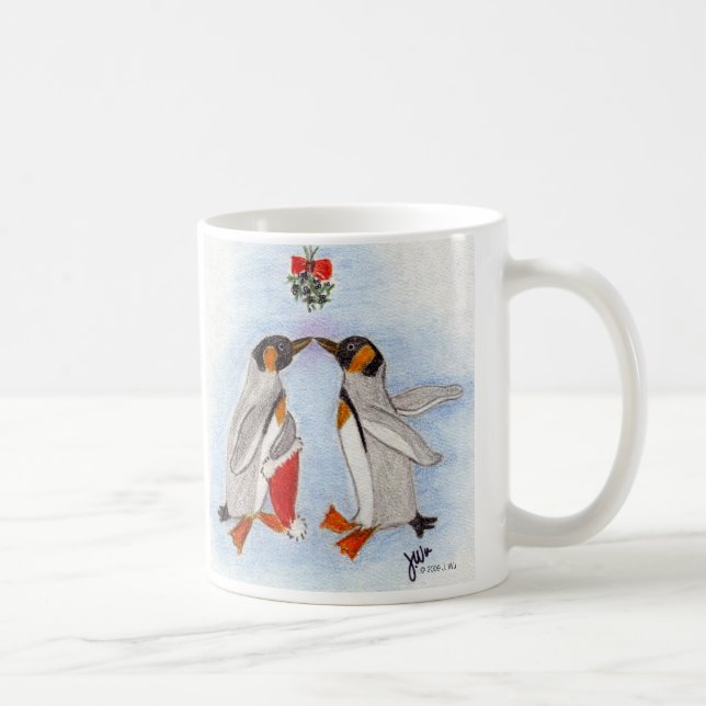 Pingouin Kiss mug (Droite)