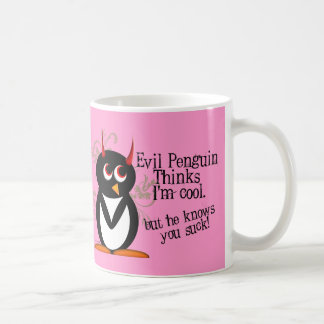 Pingouin mauvais vous sucez la tasse - rose !