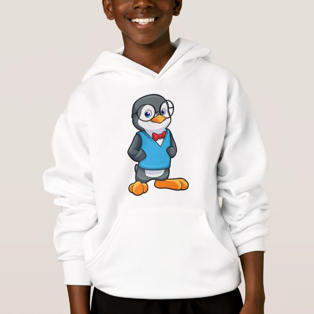 Pingouin Nerd avec lunettes (Devant)