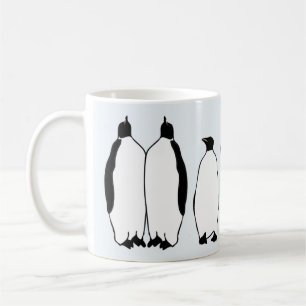 Pingouin Oiseau de neige Mug de café d'hiver
