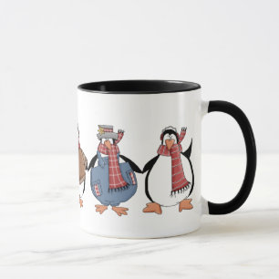 Pingouins Christmas Mug