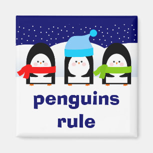 Pingouins règle Magnet