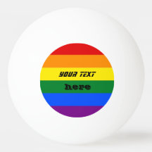 Pingpong-Ball IN RAINBOW, UM PERSÖNLICH ODER ZU KO