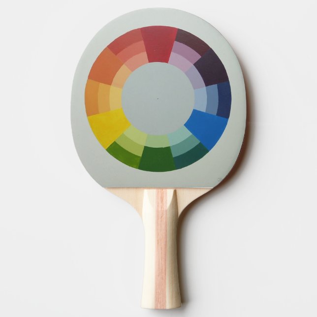 Pingpong Paddel FARBE Tischtennis Schläger (Rückseite)