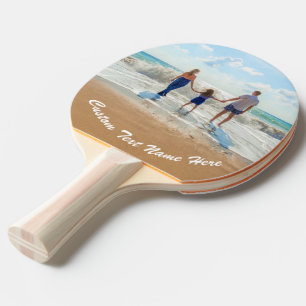 Pingpong-Paddel für Ihr Foto mit Textname anpassen Tischtennis Schläger
