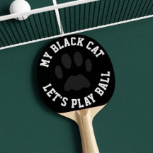 Pingpong Paddle Paddel mit schwarzem und weißem Pf