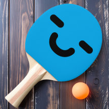 Pingpong Paddle Paddel Smiley Pleep