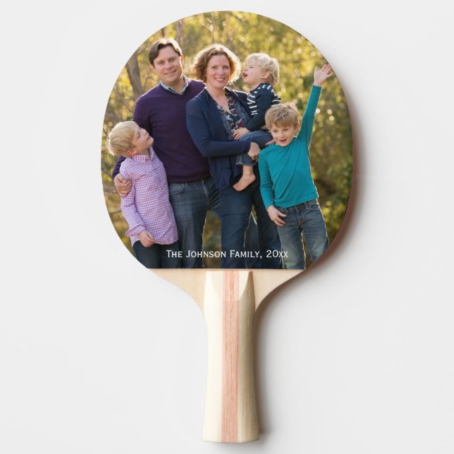 Pingpongpaddel mit Foto Tischtennis Schläger (Vorderseite)