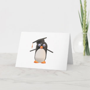 Pinguin-Absolvent Karte