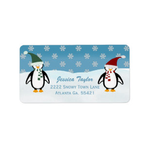Pinguin Address Labels Adressaufkleber