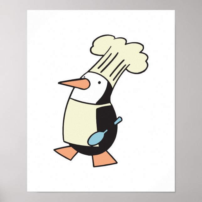 Pinguin alberner Koch Poster (Vorne)