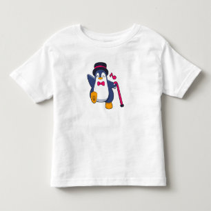 Pinguin als Bräutigam mit Krawatte Kleinkind T-shirt
