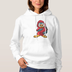 Pinguin als Feuerwehrmann mit Feuerlöscher Hoodie