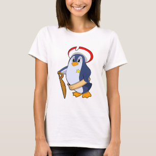 Pinguin als Pirate mit Hut T-Shirt