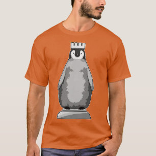 Pinguin als Schachstück King T-Shirt