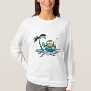 Pinguin an den Strand-T-Shirts und den Geschenken T-Shirt