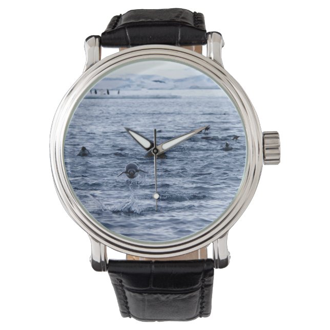 Pinguin Armbanduhr (Vorderseite)