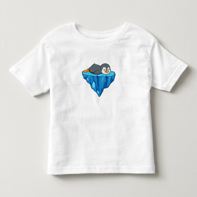 Pinguin auf Eisscholle Kleinkind T-shirt (Vorderseite)