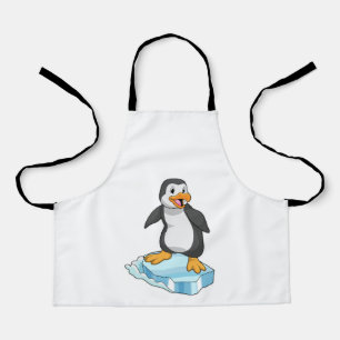 Pinguin auf Eisscholle Schürze