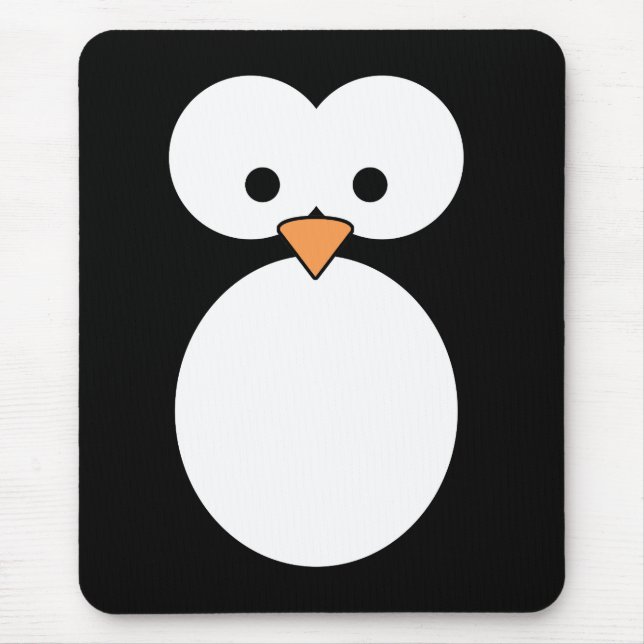 Pinguin-Augen Mousepad (Vorne)