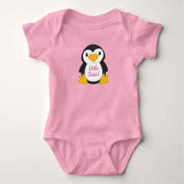 Pinguin Baby Dusche Rosa Baby Strampler