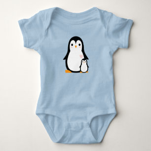Pinguin-Babydusche Baby Strampler