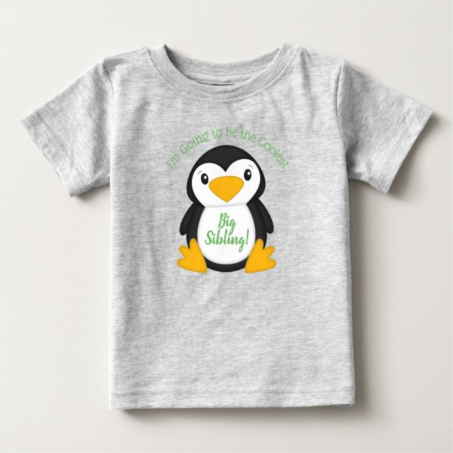 Pinguin-Babydusche Baby T-shirt (Vorderseite)