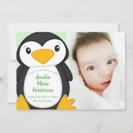 Pinguin-Babydusche Einladung
