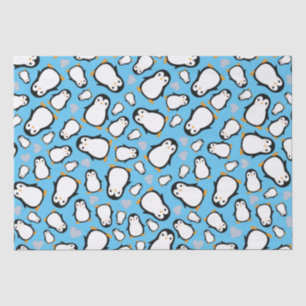 Pinguin-Babydusche Seidenpapier