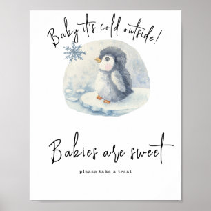 Pinguin - Babys sind süß Poster