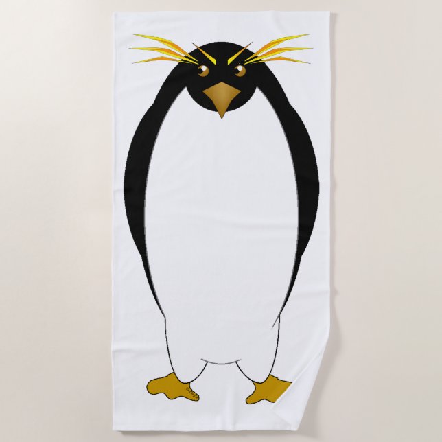 Pinguin-Badetuch Strandtuch (Vorderseite)
