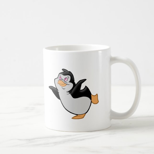 Pinguin-Ballett Kaffeetasse (Rechts)