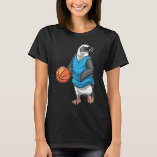 Pinguin Basketballspieler Basketball T-Shirt