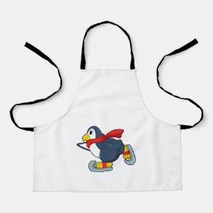 Pinguin bei Ice-Skaten mit Ice-Skaten.PNG Schürze