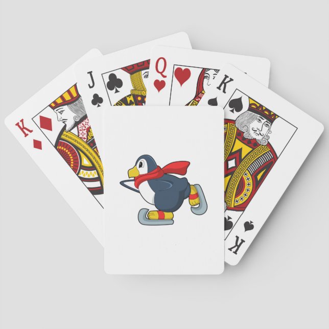 Pinguin bei Ice-Skaten mit Ice-Skaten.PNG Spielkarten (Rückseite)