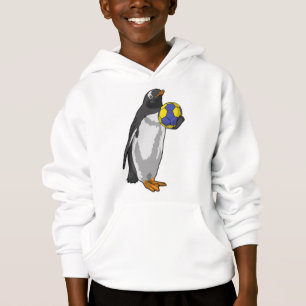 Pinguin beim Handball Sports Hoodie