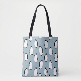 Pinguin Bird Animal Niedlich Pattern Tasche