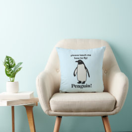 Pinguin bitte lehre mich, wie man den sonnigen Pin Kissen