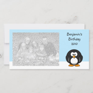 Pinguin Blankfoto-Stil Ankündigung