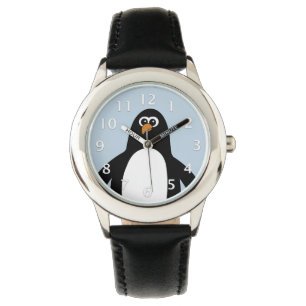 Pinguin Blue Armbanduhr