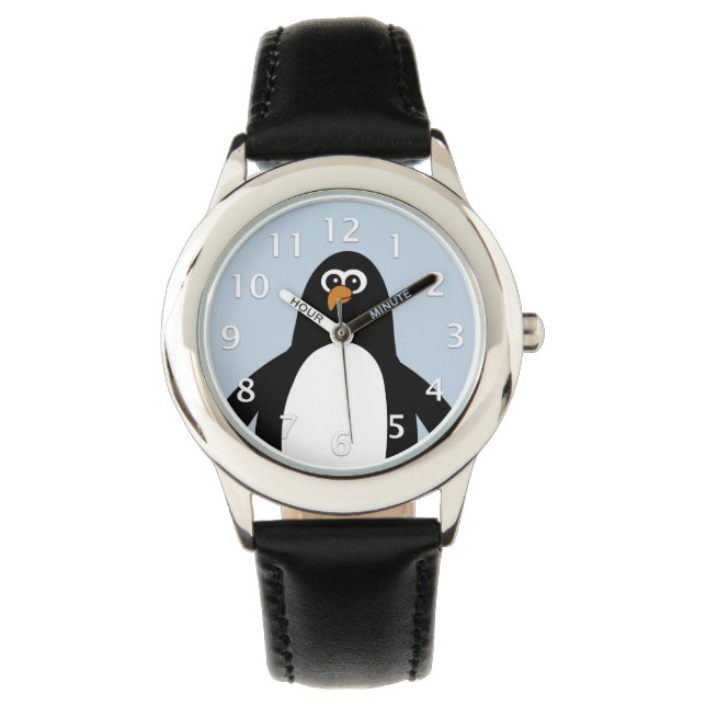 Pinguin Blue Armbanduhr (Vorderseite)
