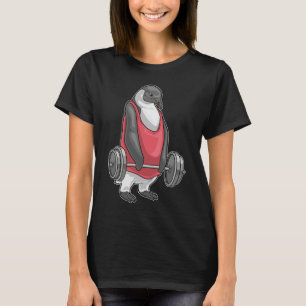 Pinguin Bodybuilder Hantel Bodybuilding T-Shirt