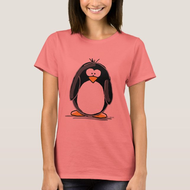 Pinguin Cartoon Shirt (Vorderseite)