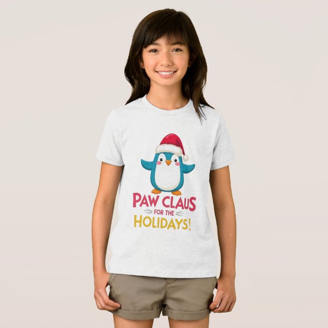 Pinguin Cheer Tri-Blend Shirt (Vorderseite Voll)