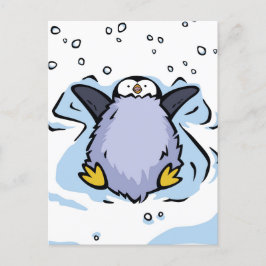 Pinguin Chick Angel Post Card Postkarte