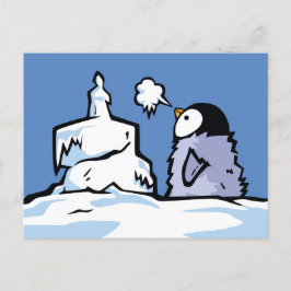 Pinguin Chick Birthday Post Card Postkarte