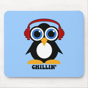 Pinguin chillin mousepad